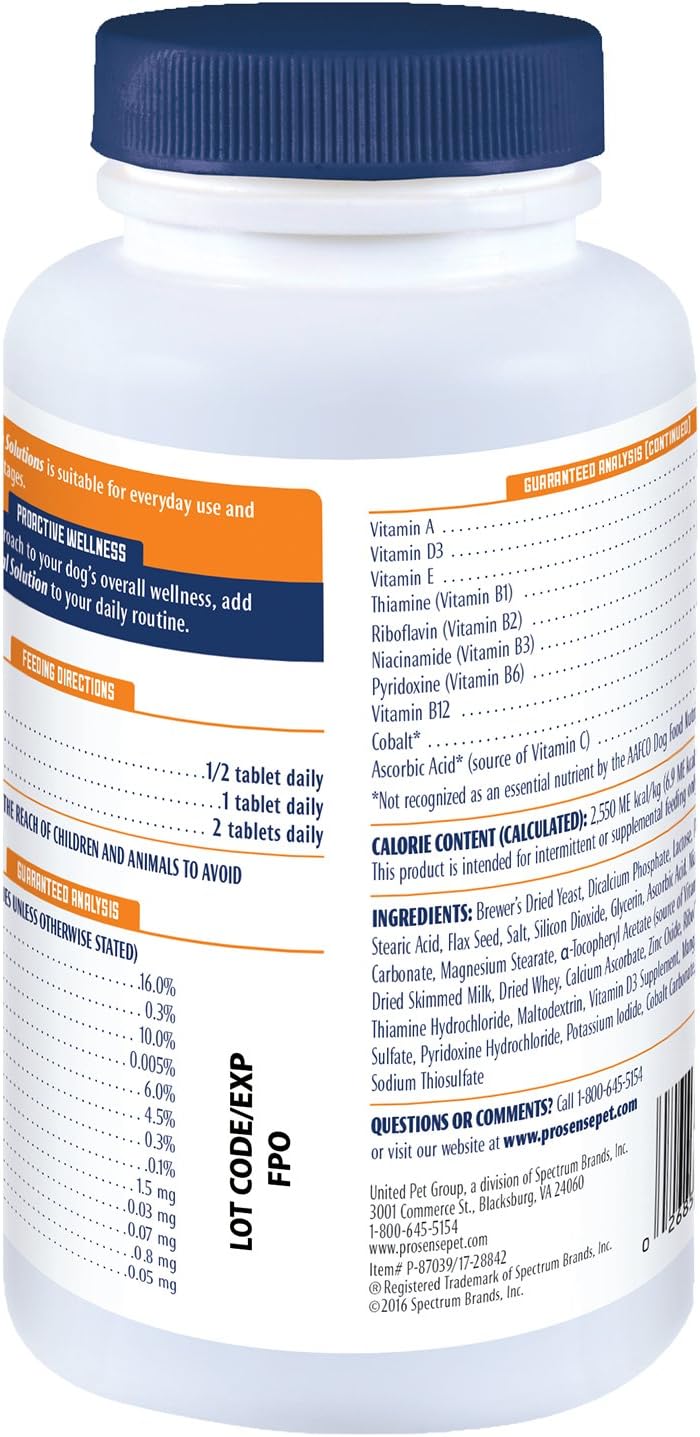 ProSense Chewable Vitamin Tablets for Dogs - 90 Count, Supports Overall Wellness