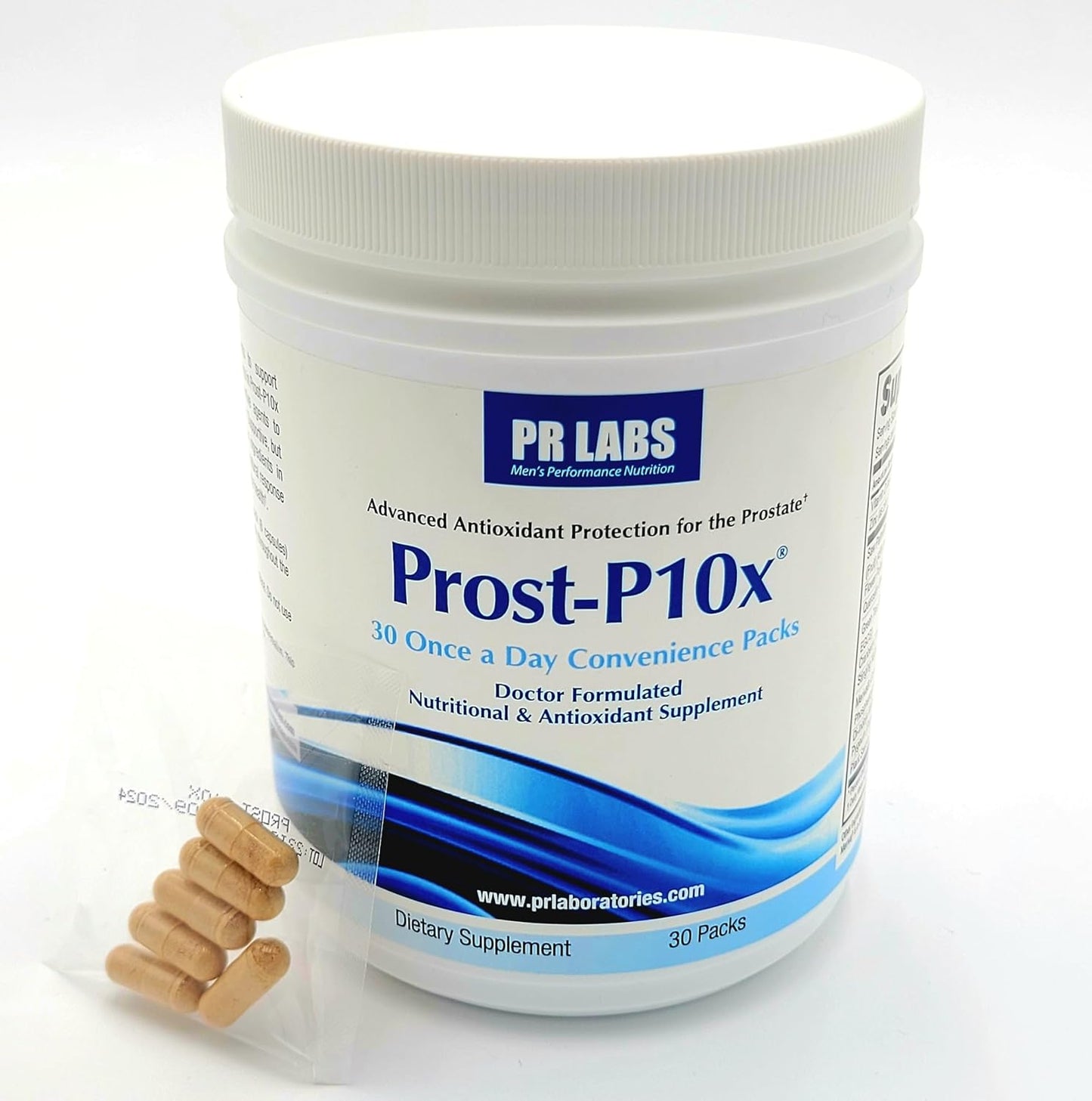 Prost-P10x Men's Prostate Supplements with Saw Palmetto & Beta Sitosterol - Relieve Prostatitis, BPH, Frequent Urination - 30 Packs