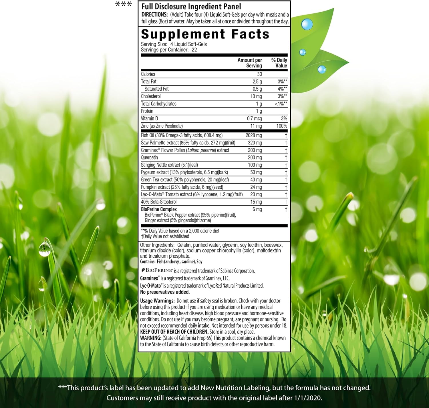 Prosta-Strong by Irwin Naturals: Prostate Health Support - 90 Liquid Softgels with Saw Palmetto, Lycopene, Pumpkin Seed & More