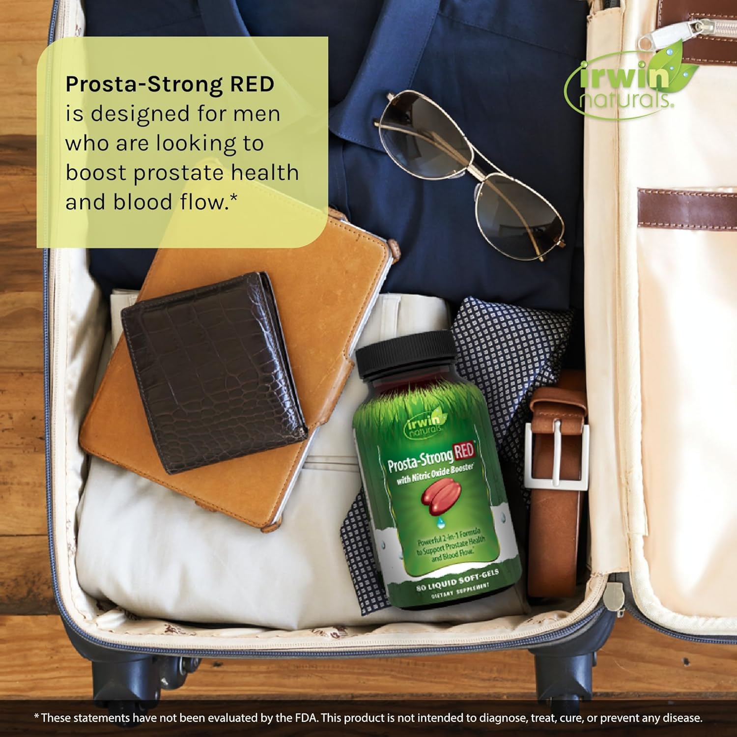 Prosta-Strong RED: Prostate Health Support with Nitric Oxide Boosters - 80 Liquid Softgels - Saw Palmetto, Lycopene, Pumpkin Seed & More