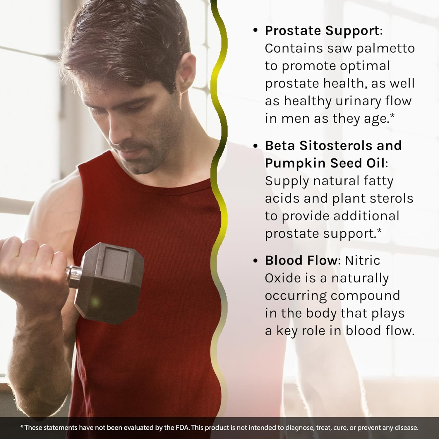 Prosta-Strong RED: Prostate Health Support with Nitric Oxide Boosters - 80 Liquid Softgels - Saw Palmetto, Lycopene, Pumpkin Seed & More