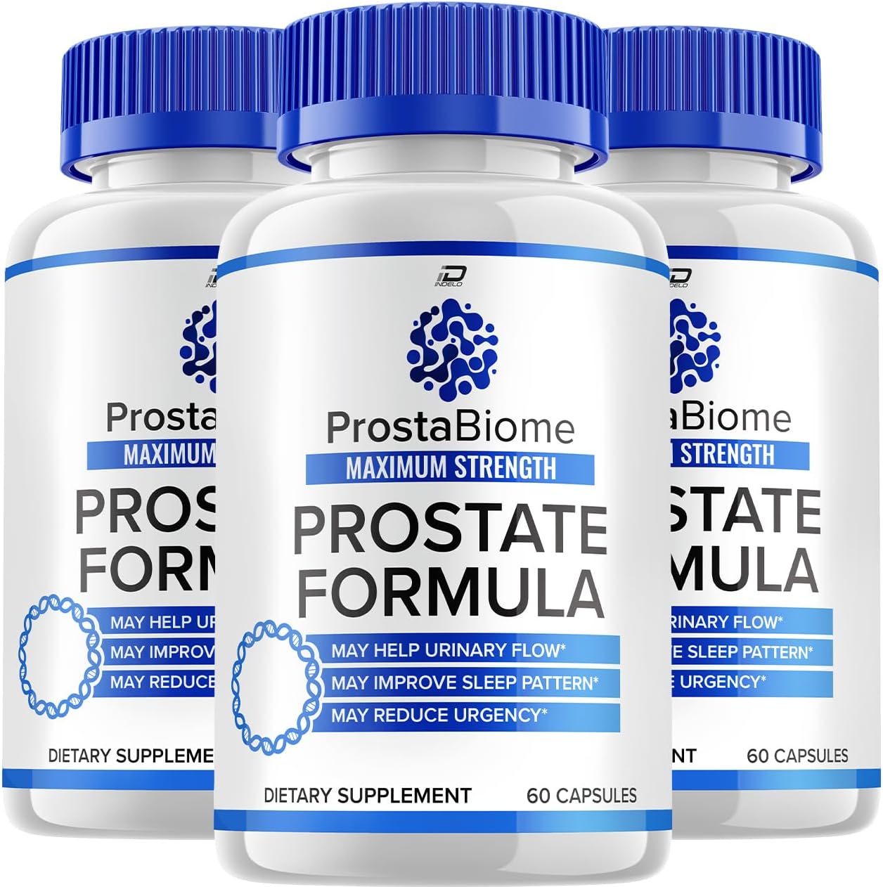 Prostabiome Prostate Supplement for Men - Advanced Energy Pills with Bladder Control - Health Supplement for Men - 180 Capsules (3 Pack)