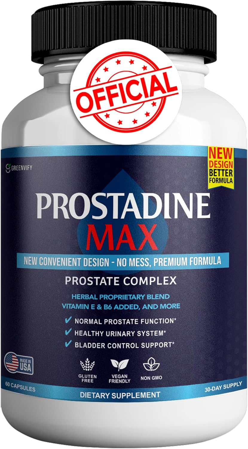 Prostadine Max Prostate Supplements - Maximum Strength Capsules for Men, All Natural Health Support for Normal Function - Prosta Vive Reviews