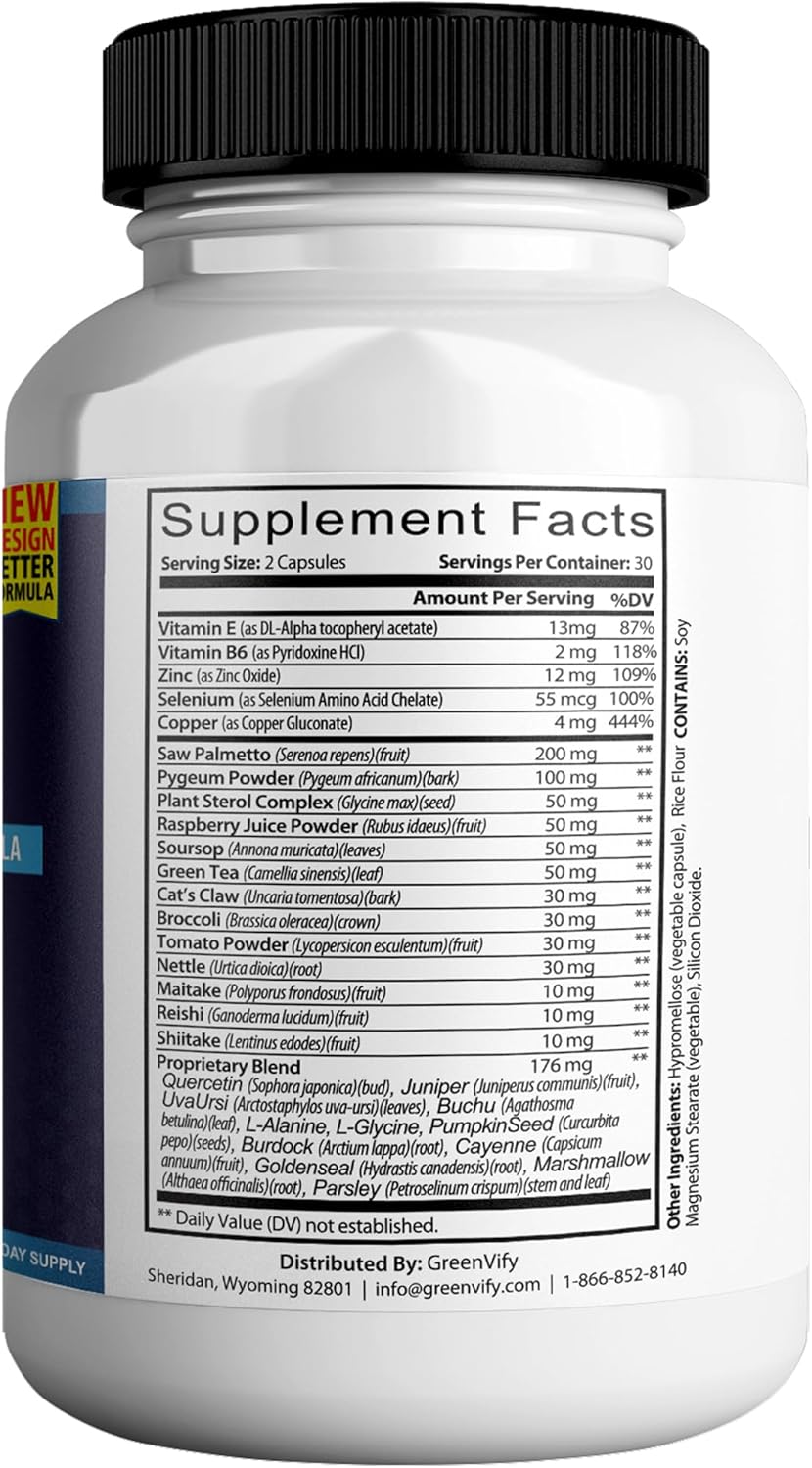 Prostadine Max Prostate Supplements - Maximum Strength Capsules for Men, All Natural Health Support for Normal Function - Prosta Vive Reviews