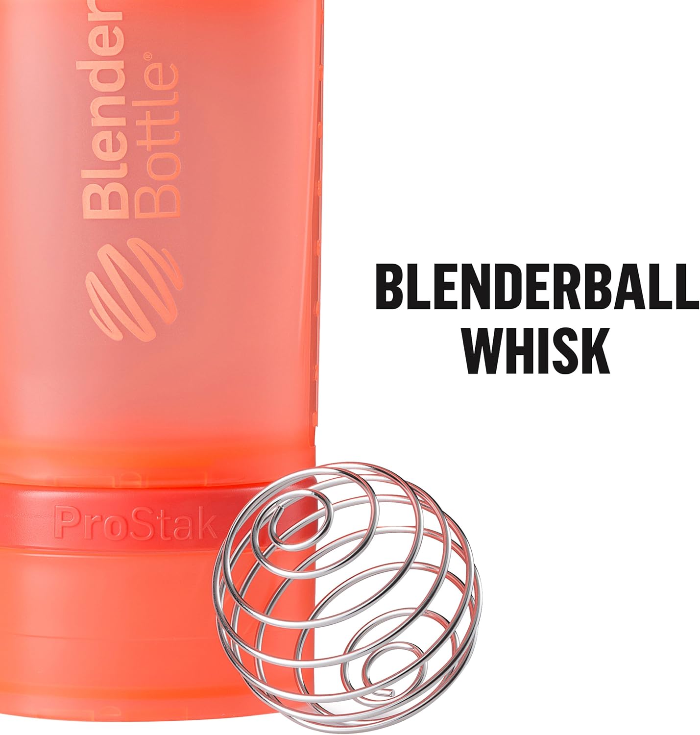 ProStak System BlenderBottle Shaker Bottle with Pill Organizer, 22-Ounce, Pebble Grey - Protein Powder Storage Included
