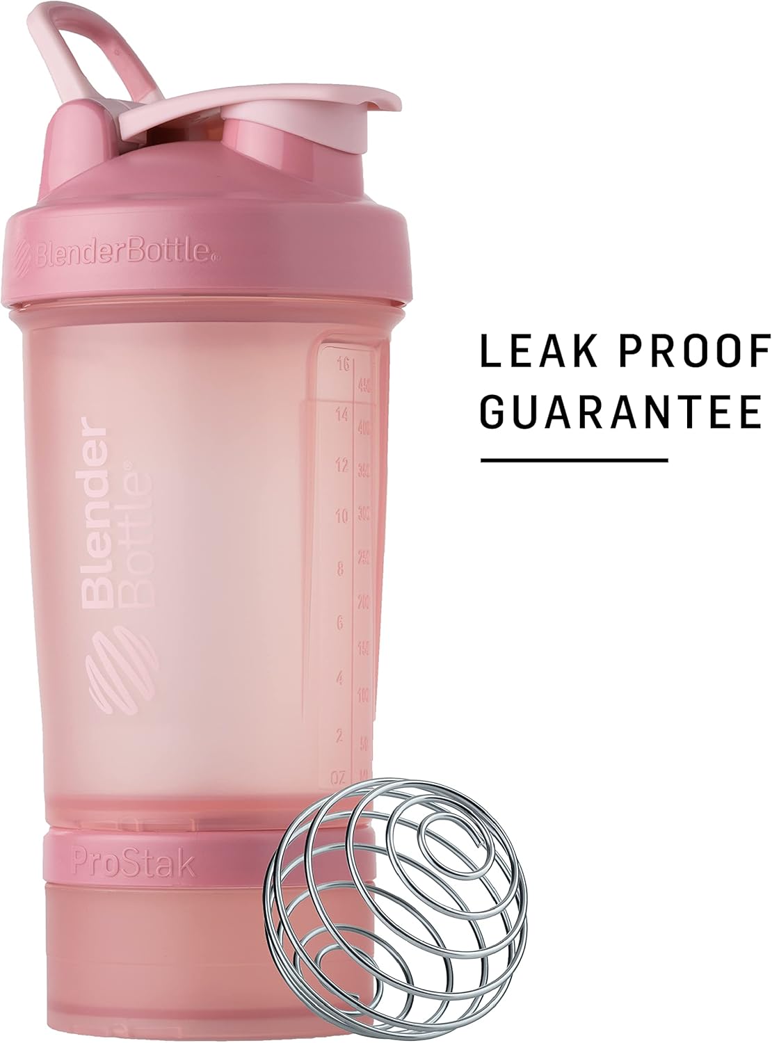 ProStak System BlenderBottle Shaker Bottle with Pill Organizer, 22-Ounce Plum Storage for Protein Powder