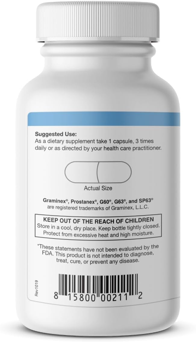Prostanex Prostate Health Supplement with Flower Pollen & Saw Palmetto - Supports Bladder Control & Urinary Tract - 90 Capsules