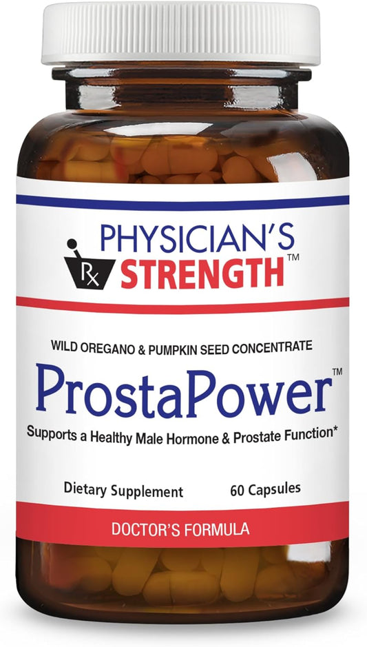 ProstaPower Supplement for Men - 60 Capsules - Promotes Healthy Prostate & Hormone Function - Non-GMO - 30 Servings
