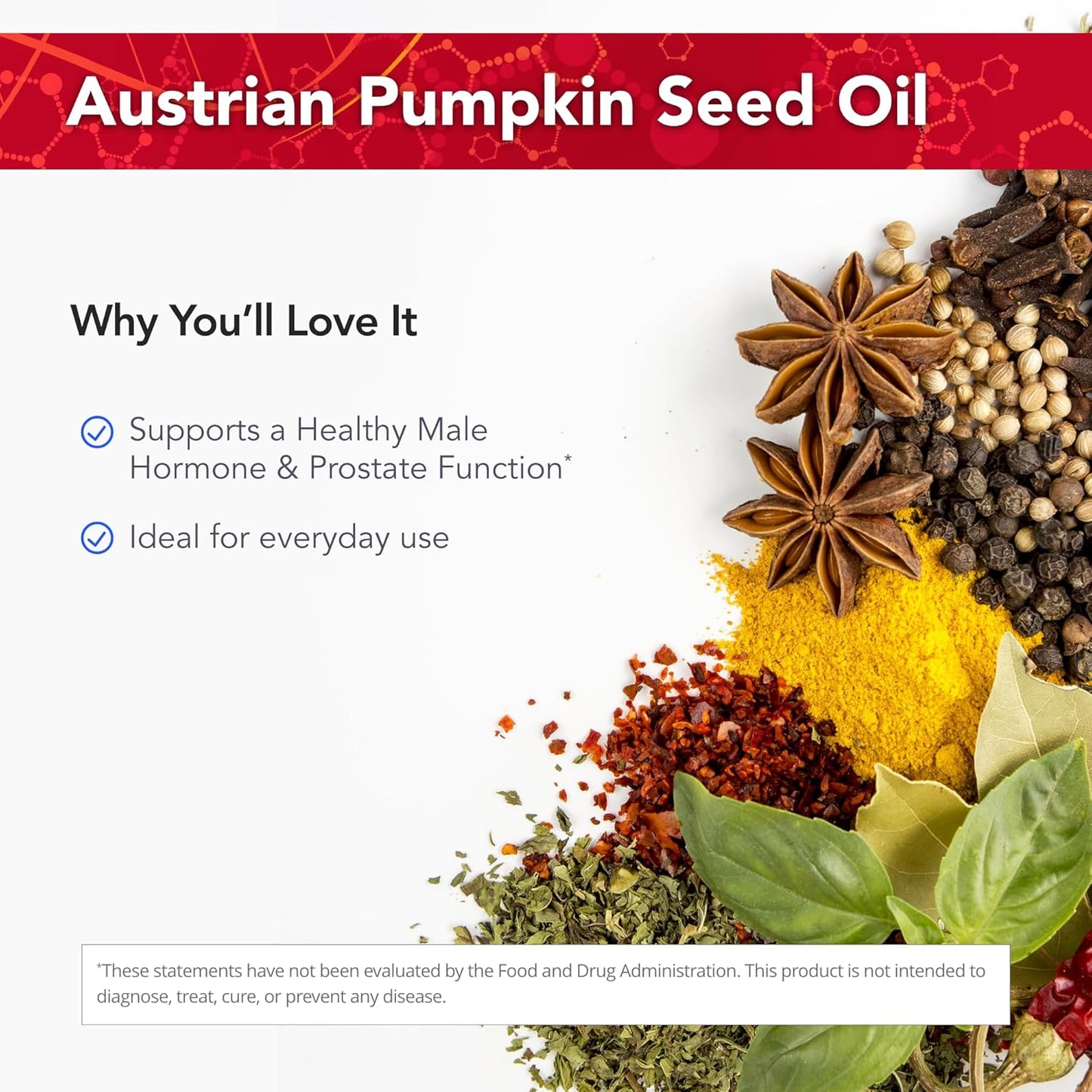 ProstaPower Supplement for Men - 60 Capsules - Promotes Healthy Prostate & Hormone Function - Non-GMO - 30 Servings