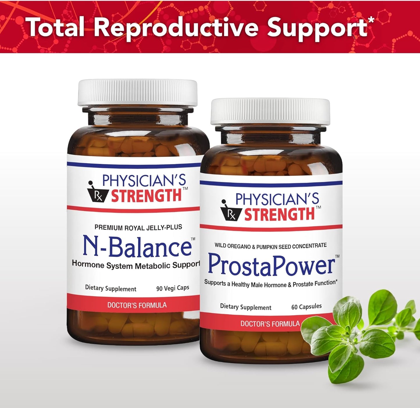 ProstaPower Supplement for Men - 60 Capsules - Promotes Healthy Prostate & Hormone Function - Non-GMO - 30 Servings