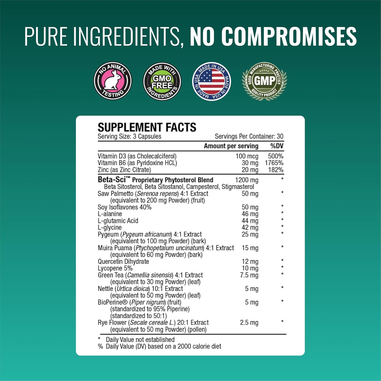 Prostarex Prostate Supplement with Saw Palmetto & Beta-Sitosterol - 90 Capsules