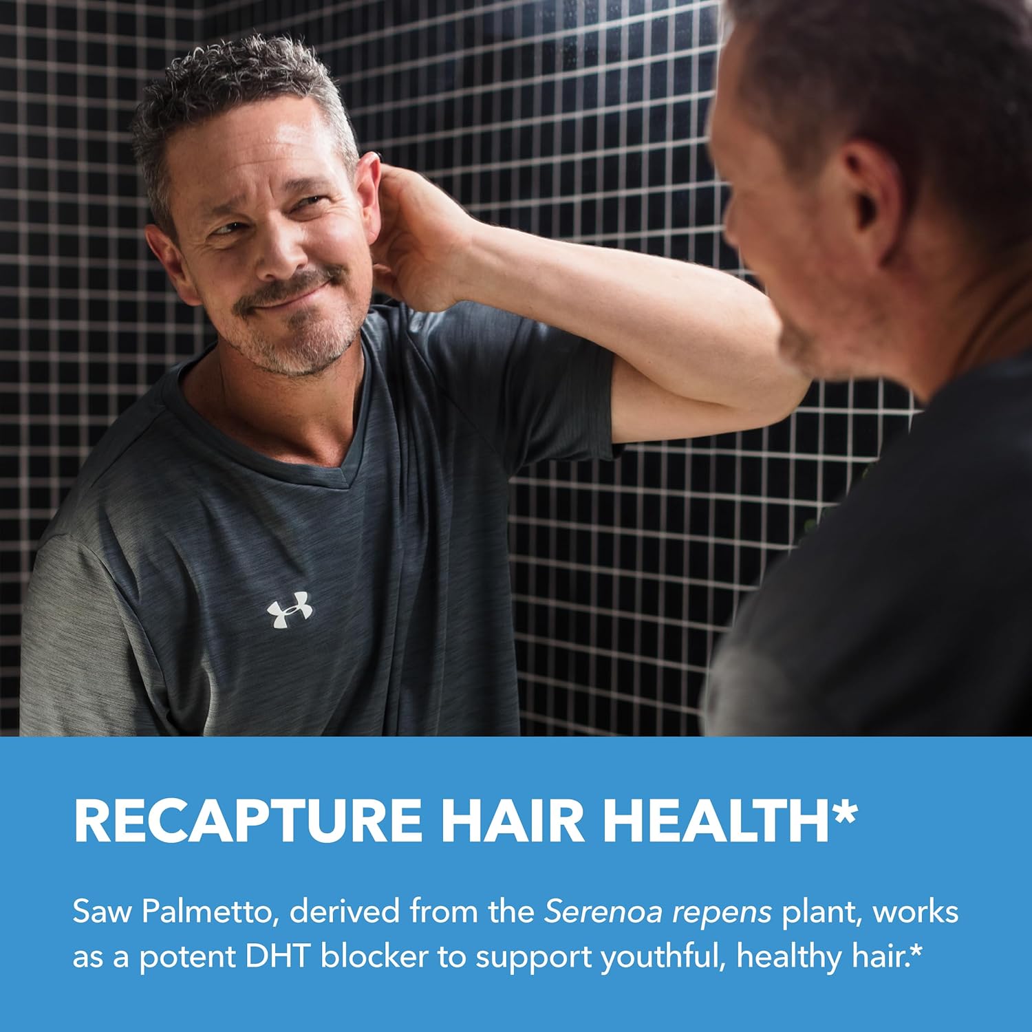 Prostate Health and Nitric Oxide Supplements for Men - Saw Palmetto and L-Arginine Blend - Vegan, Non-GMO - 60 Count