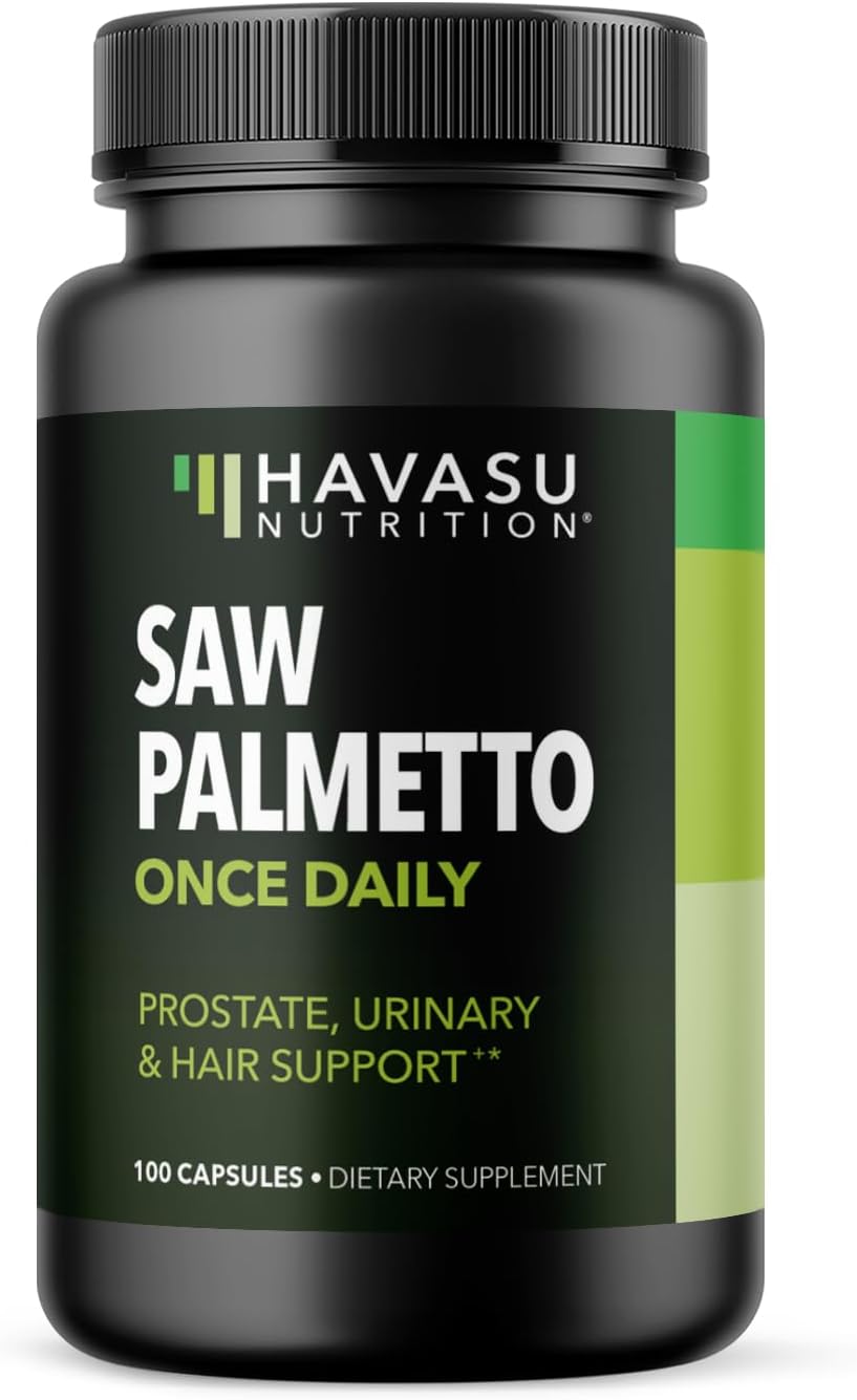 Prostate Health Supplement for Men - Saw Palmetto 500mg - DHT Blocker - Vegan Capsules - 100 Count - Urinary Tract Support - Non-GMO - Over 3 Month Supply
