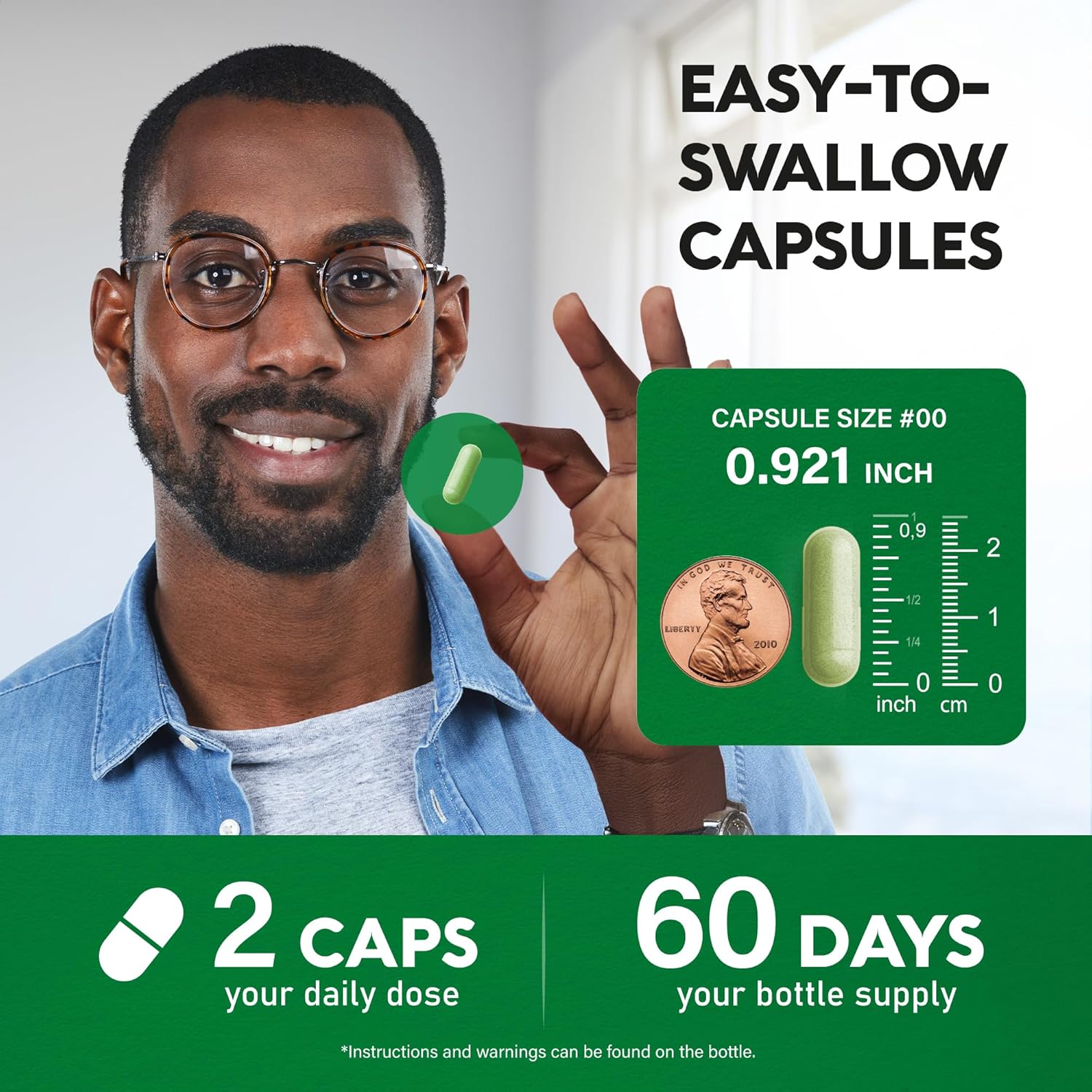 Prostate Health Supplement for Men - Saw Palmetto 640mg with Pumpkin Seed, Nettle, Zinc, and Pygeum - DHT Blocker and Hair Support - 45% Fatty Acids - Made in USA - 120 Capsules