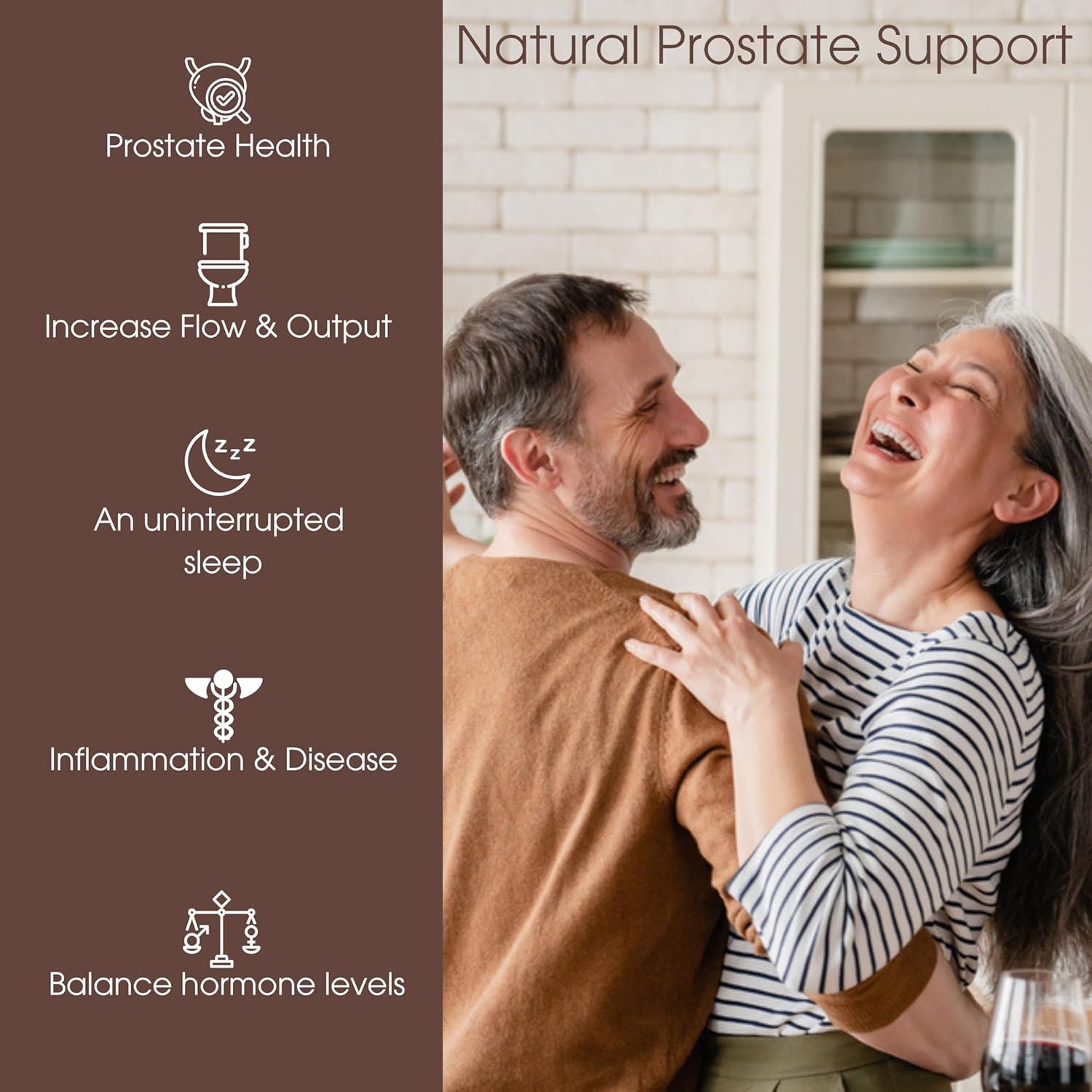 Prostate Health Supplement with Saw Palmetto, Beta-Sitosterol, Stinging Nettle Root, & Lycopene - Supports Bladder Control & Urinary Health in Men