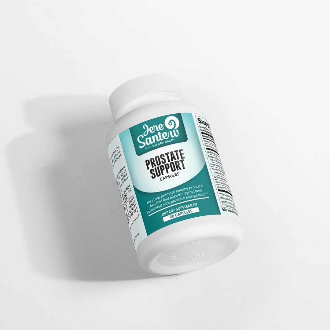 Prostate Health Supplement with Saw Palmetto, Pygeum & Lycopene - Supports Urinary Function - 60 Capsules - Men's Wellness Blend - USA Made