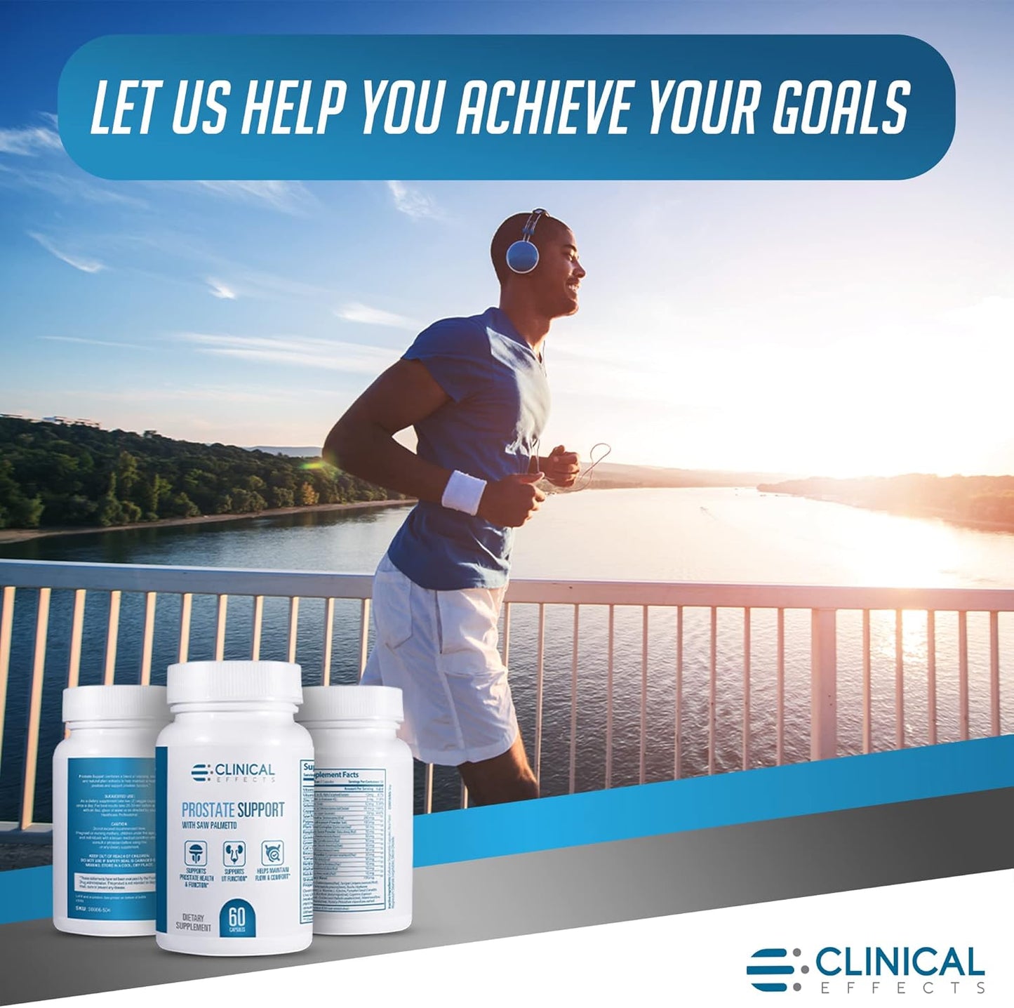 Prostate Health Supplement with Vitamin E, Pumpkin Seed & Saw Palmetto - Men's Wellness Formula - 60 Capsules - USA Made