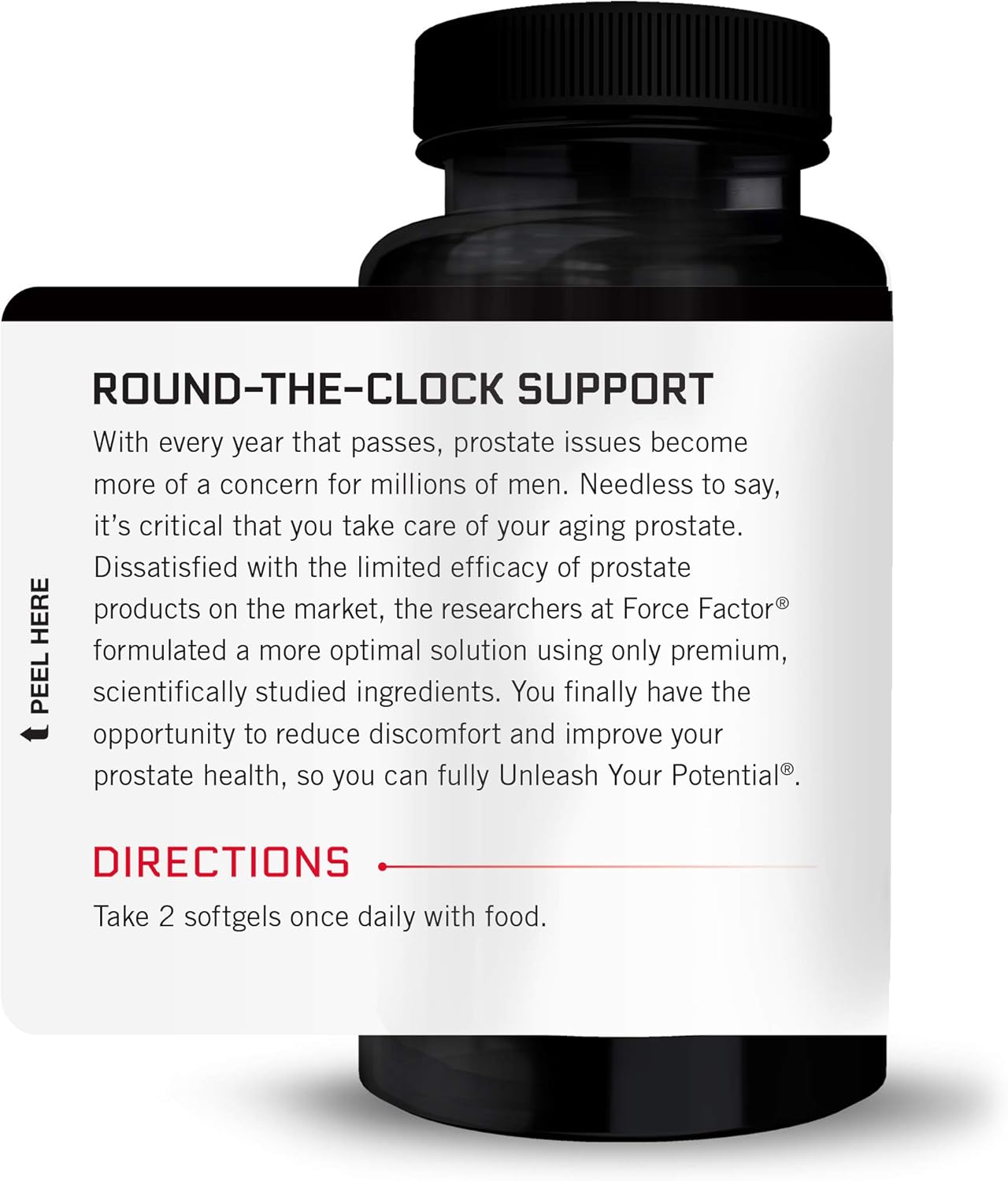 Prostate Health Support Supplement for Men - Saw Palmetto, Beta Sitosterol, Size Support, Urinary Relief - 120 Count