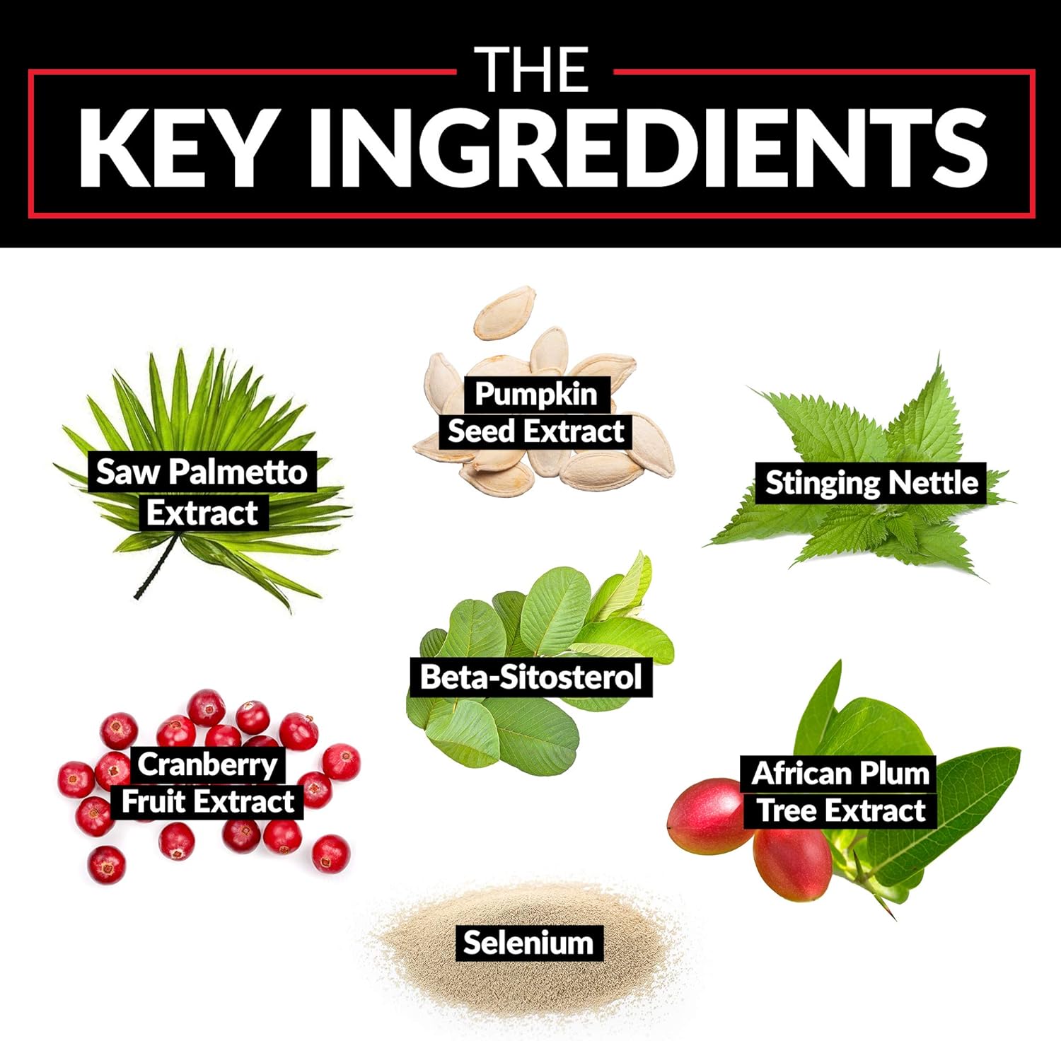 Prostate Health Support Supplement for Men - Saw Palmetto, Beta Sitosterol, Size Support, Urinary Relief - 180 Softgels - 3-Pack