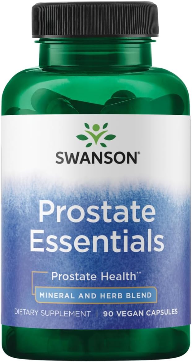 Prostate Health Support Supplement with Zinc and Saw Palmetto - Promotes Urinary Tract Flow and Bladder Control - 90 Veggie Capsules