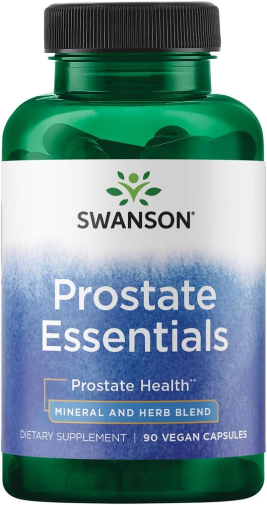 Prostate Health Support Supplement with Zinc and Saw Palmetto - Promotes Urinary Tract Flow and Bladder Control - 90 Veggie Capsules