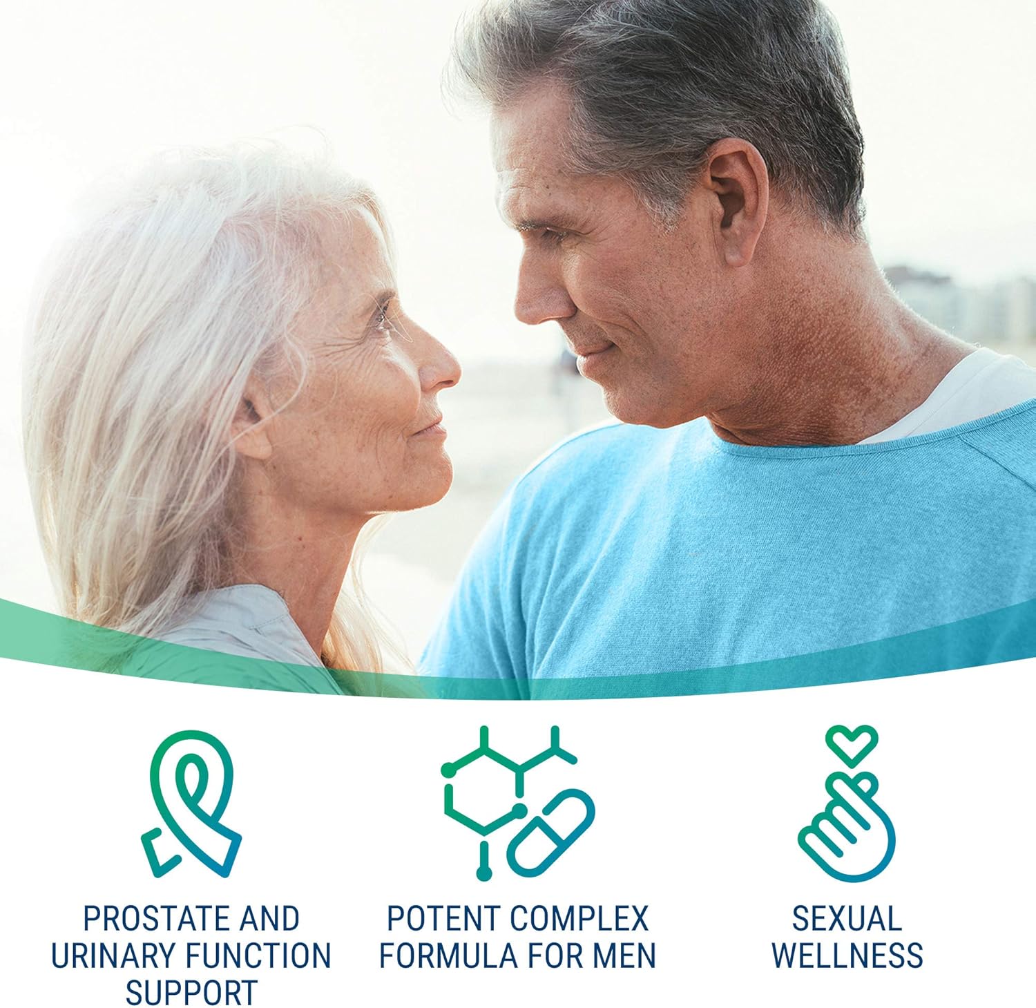 Prostate Support Supplement for Men - Saw Palmetto, Pygeum, Zinc - Relief from Enlarged Prostate - 60 Capsules