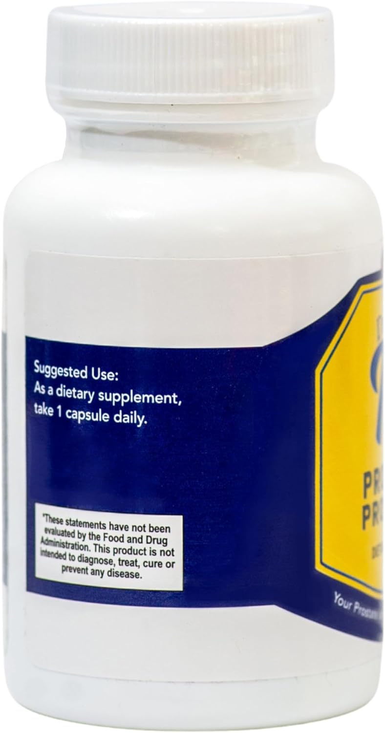 Prostate Support Supplement with Saw Palmetto, Green Tea, Turmeric, Lycopene, Quercetin, and More - Made in USA, 30 Capsules