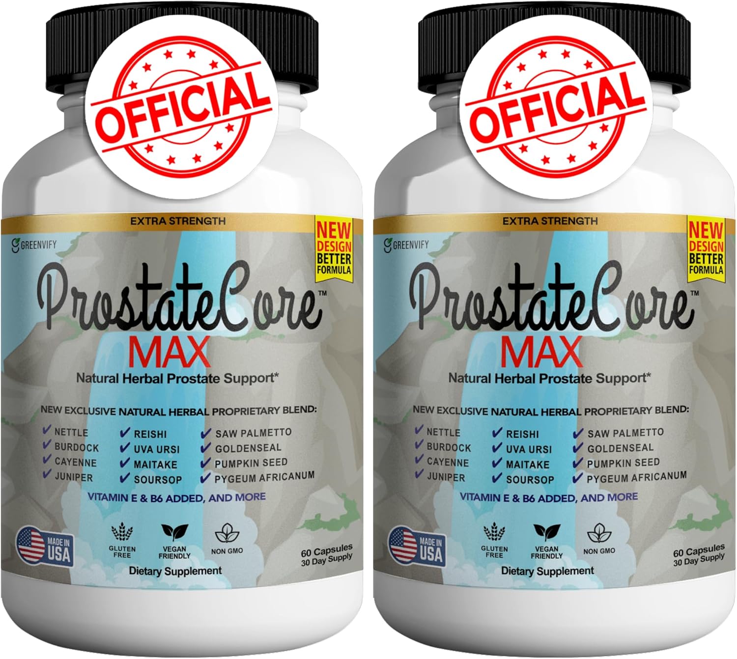 ProstateCore Max Extra Capsules - 240 Count Prostate Supplements for Men, All Natural & Maximum Strength to Support Healthy Prostate Function
