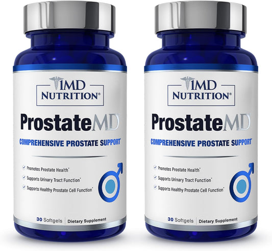 ProstateMD Saw Palmetto Supplement for Urinary Tract Support - 120 Softgels for Frequent Bathroom Urges