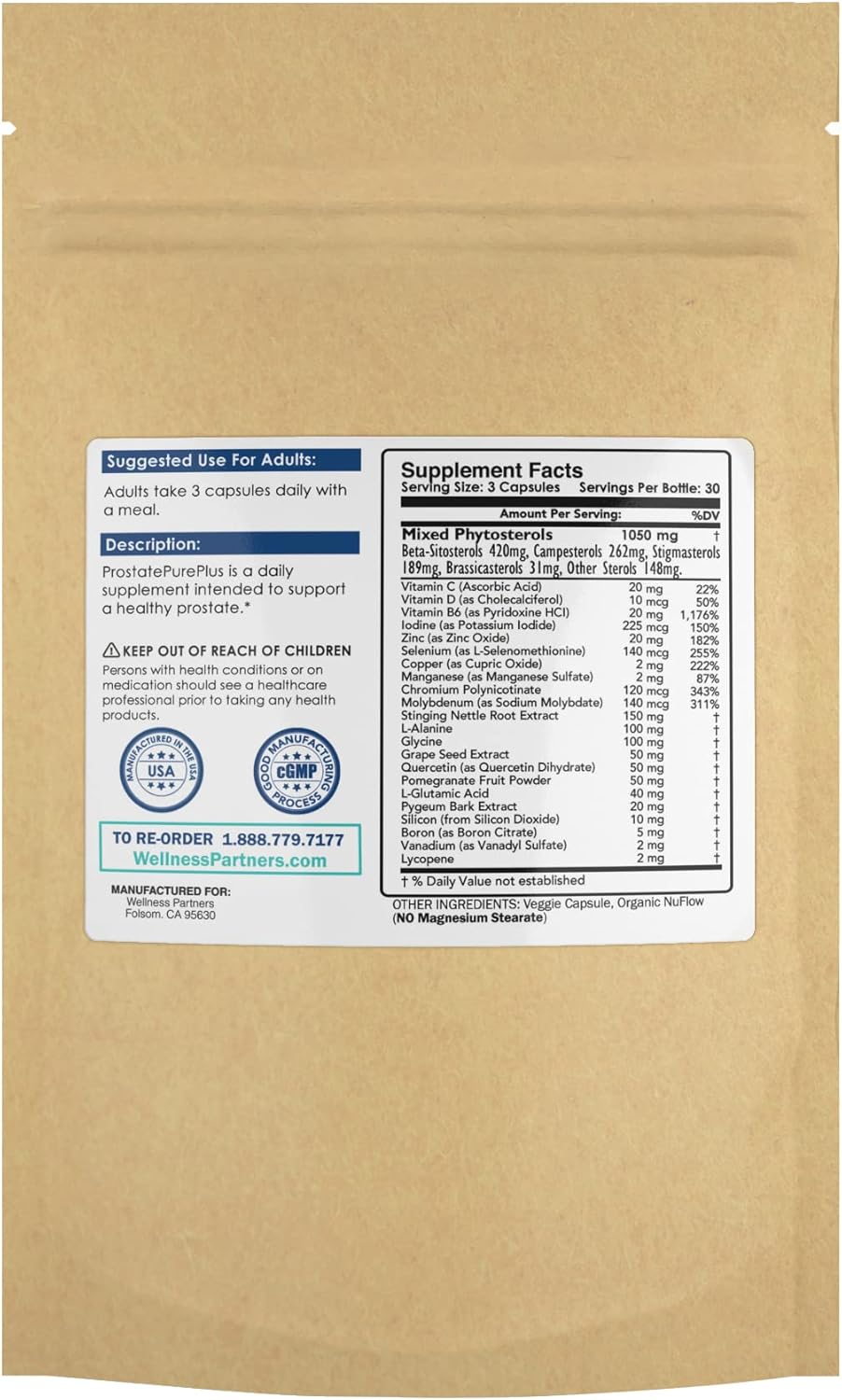 ProstatePure Plus by WellnessPartners: Boost Prostate Health Naturally with Potent Formula