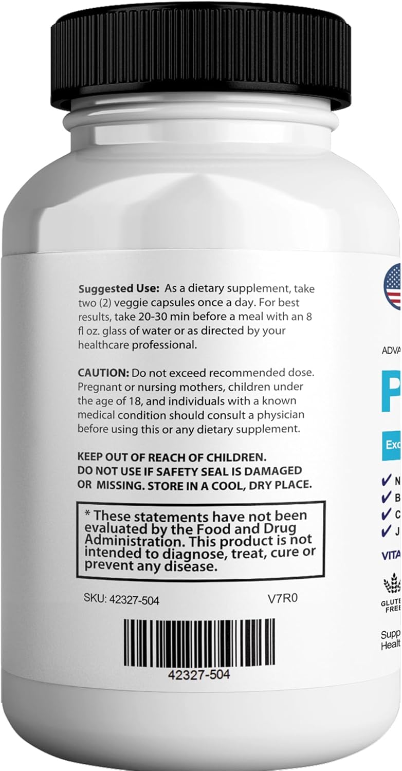 ProstateViva Max Supplements for Men - All Natural Capsules for Healthy Prostate Function - 120 Capsules