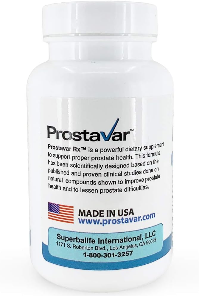 Prostavar Prostate Support Bundle - Pack of 6 Dietary Supplement Bottles