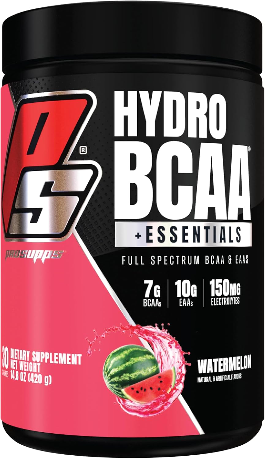 PROSUPPS HydroBCAA Full Spectrum Matrix - 7g BCAAs, 3g EAAs, Watermelon Flavor - 30 Servings