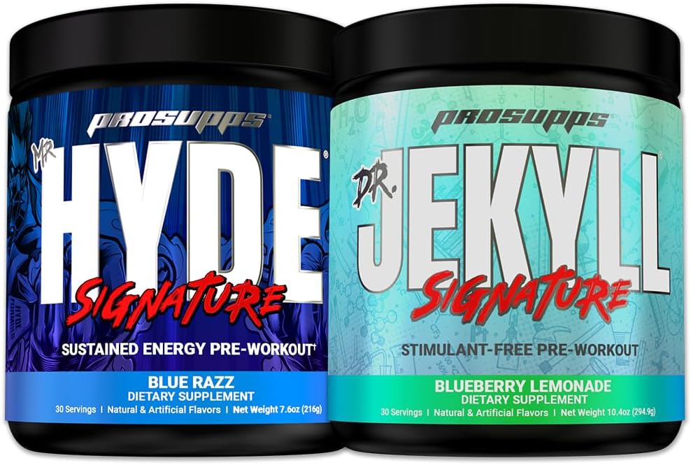PROSUPPS Mr. Hyde® & Dr. Jekyll® Signature Blue Razz Blueberry Lemonade Bundle