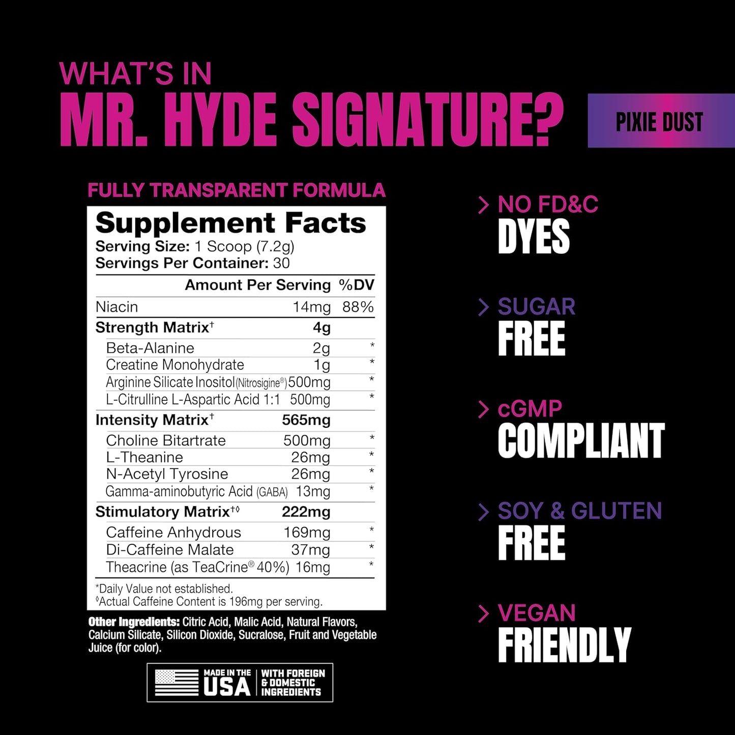 PROSUPPS Mr Hyde Signature Pixie Dust & Dr. Jekyll Signature Blueberry Lemonade Combo Pack - 30 Servings
