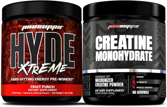 PROSUPPS Mr. Hyde Xtreme Fruit Punch with Creatine 300 Combo Pack