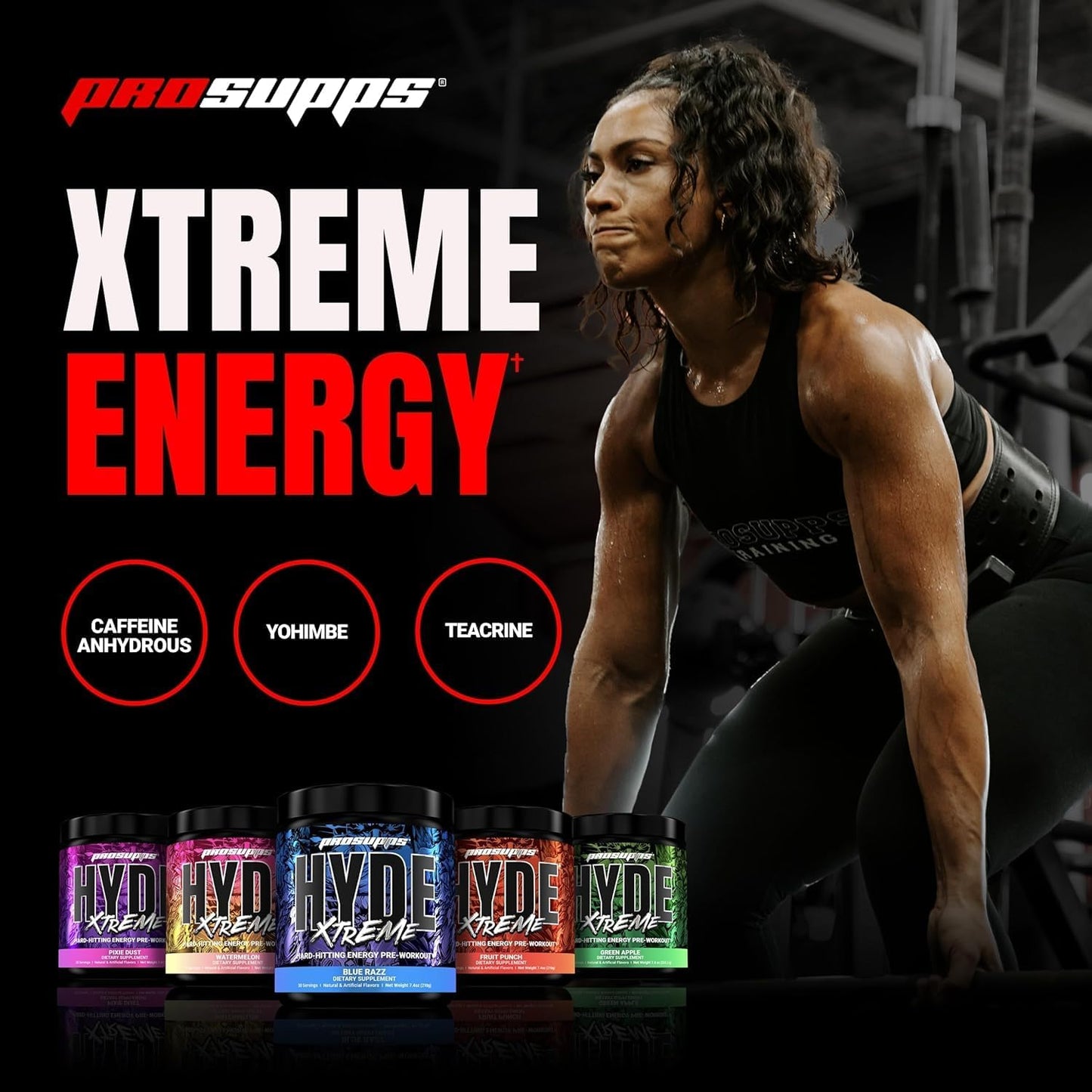 PROSUPPS Mr. Hyde Xtreme Fruit Punch with Creatine 300 Combo Pack