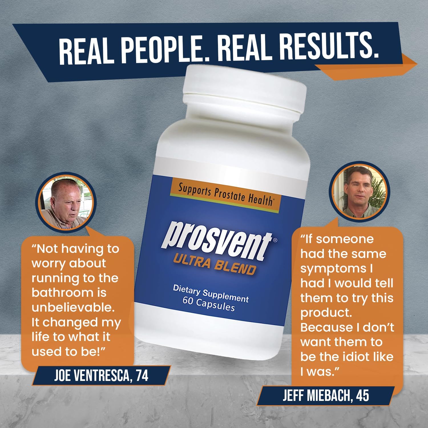 Prosvent Advanced Prostate Support Supplement - Natural Blend with Saw Palmetto, Pygeum, Lycopene, Stinging Nettle, Beta Sitosterol, Cranberry - 60 Capsules