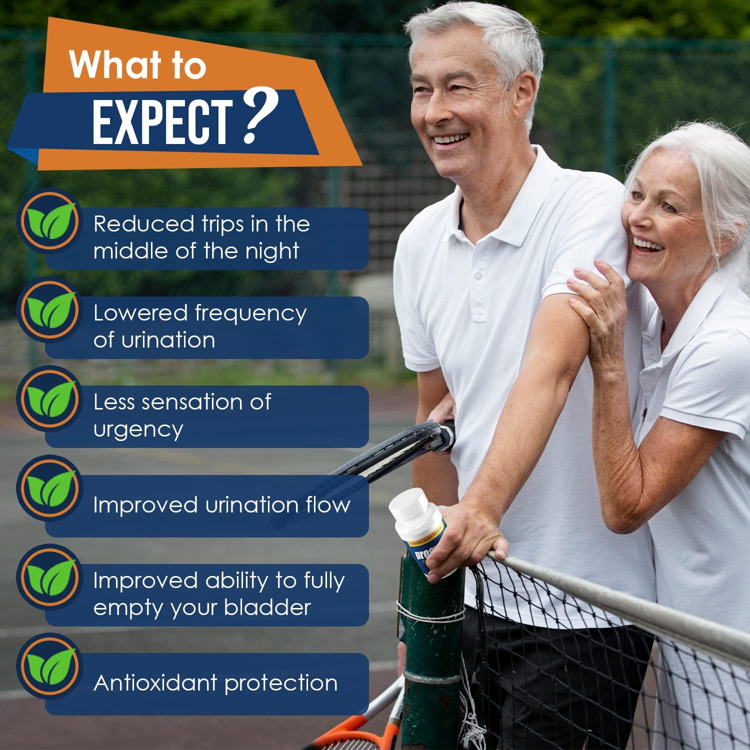 Prosvent Advanced Prostate Support Supplement - Natural Blend with Saw Palmetto, Pygeum, Lycopene, Stinging Nettle, Beta Sitosterol, Cranberry - 60 Capsules