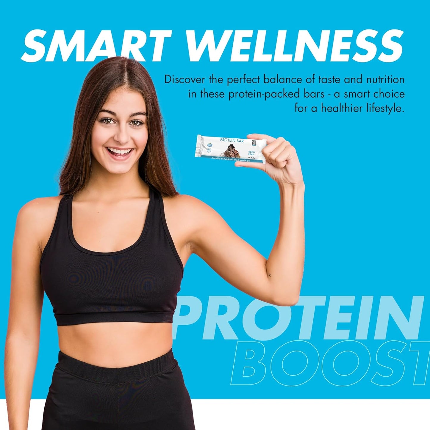 Protein-Rich Rocky Road Bites - Box of 7-1 Pack: Healthy High Protein Snack for the Whole Family, Savory Flavor, Crunchy On-the-Go Snack
