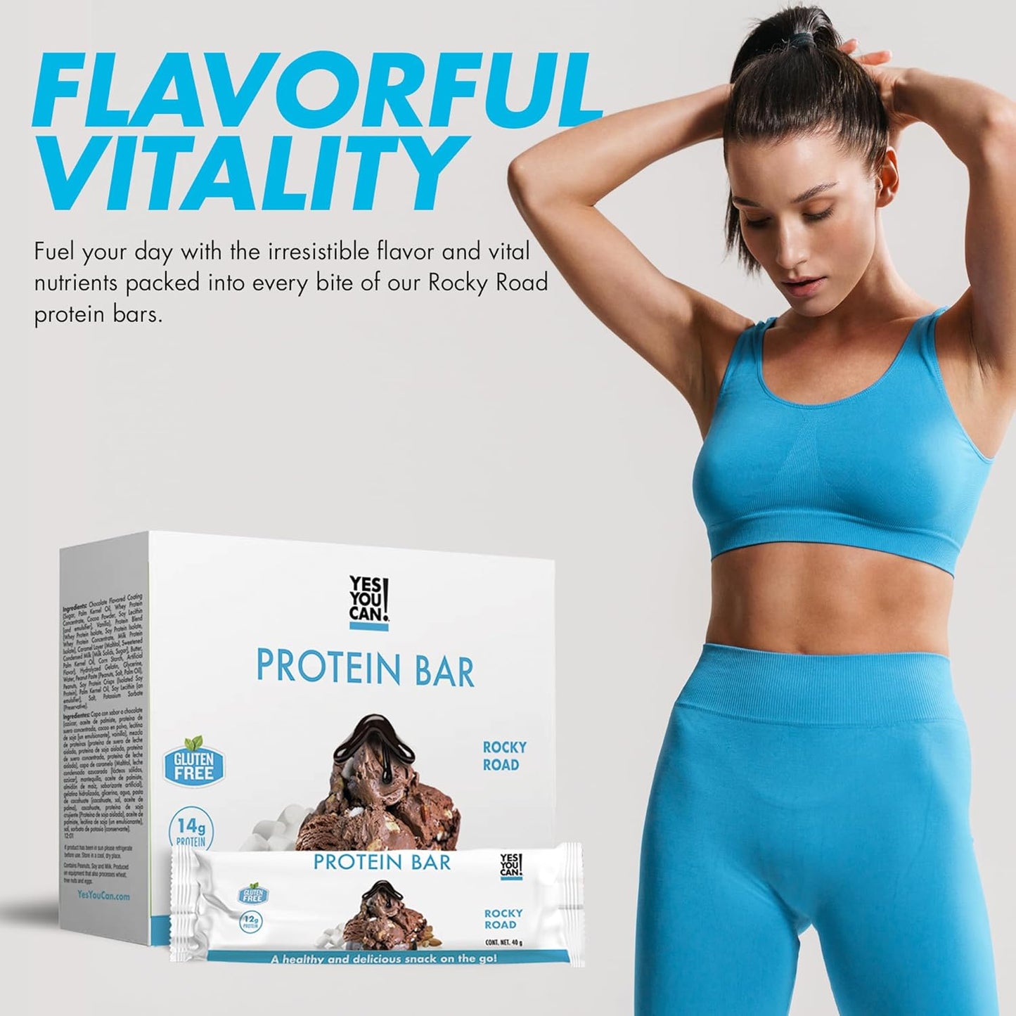 Protein-Rich Rocky Road Bites - Box of 7-1 Pack: Healthy High Protein Snack for the Whole Family, Savory Flavor, Crunchy On-the-Go Snack