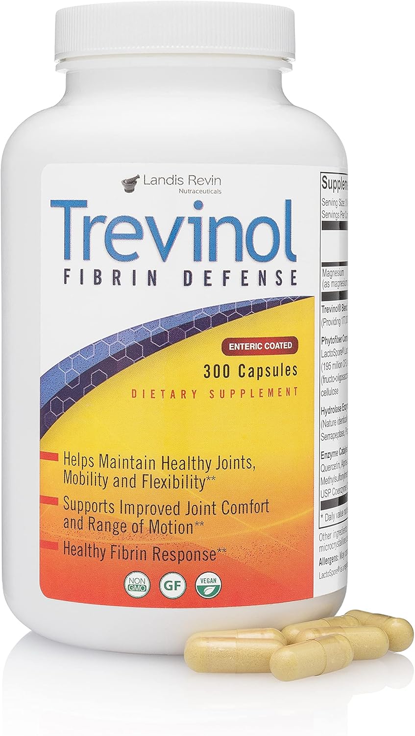 Proteolytic Enzymes Supplement for Inflammation & Joint Pain - 300 Capsules - Supports Mobility, Digestion, Recovery, Muscle & Bone Health