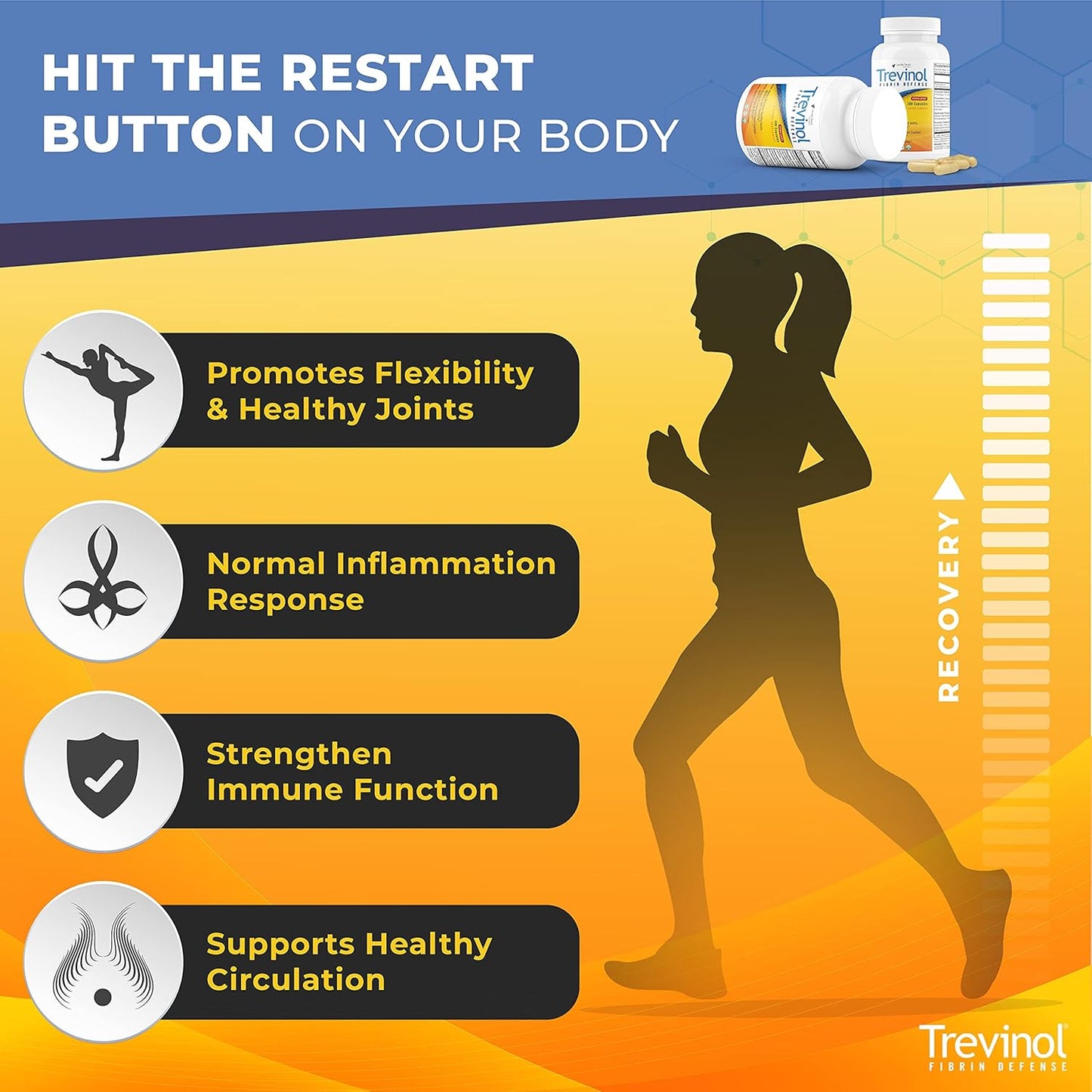 Proteolytic Enzymes Supplement for Inflammation & Joint Pain - 300 Capsules - Supports Mobility, Digestion, Recovery, Muscle & Bone Health