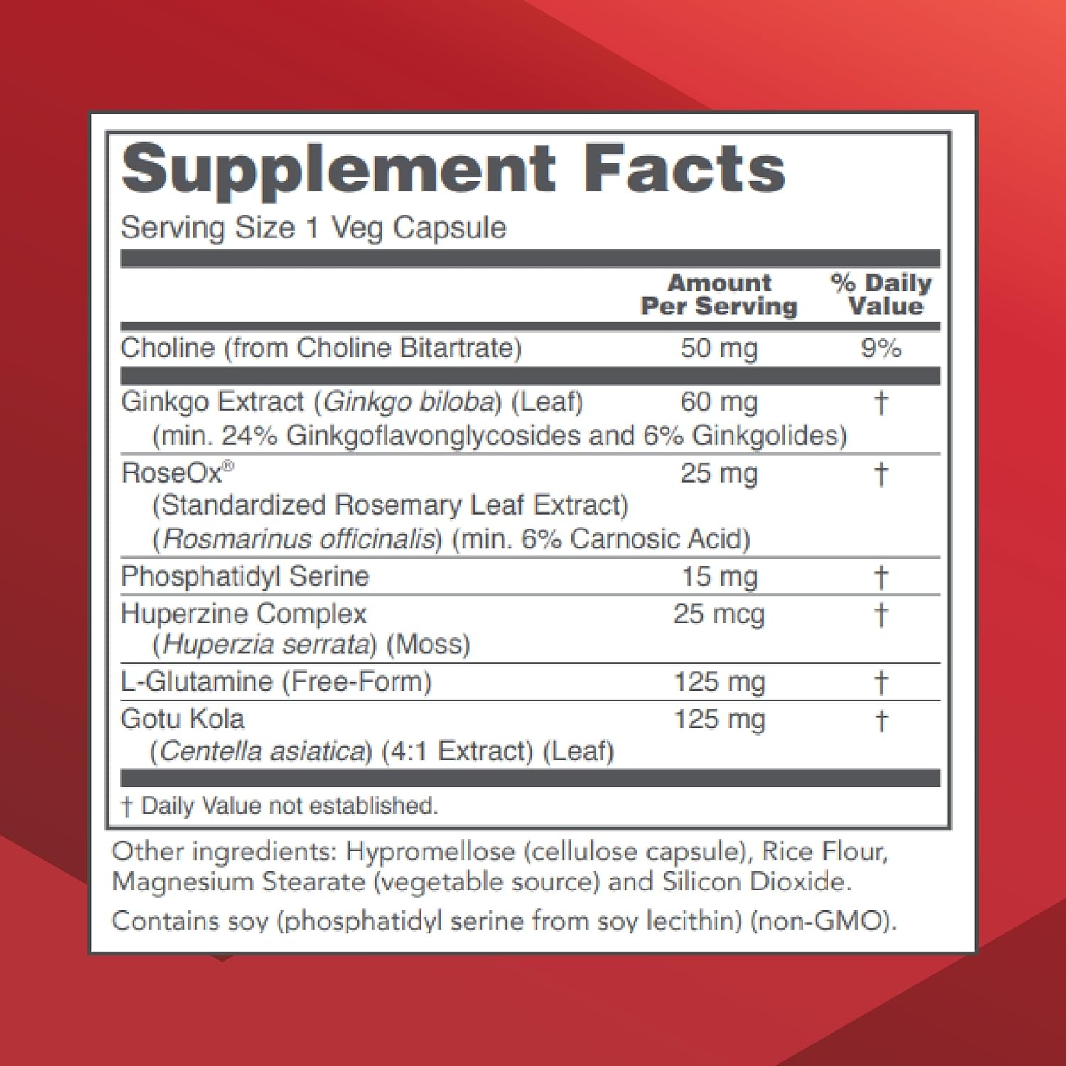 Protocol Brain Regain Supplement - Supports Brain Health and Vascular Health - 90 Veg Capsules