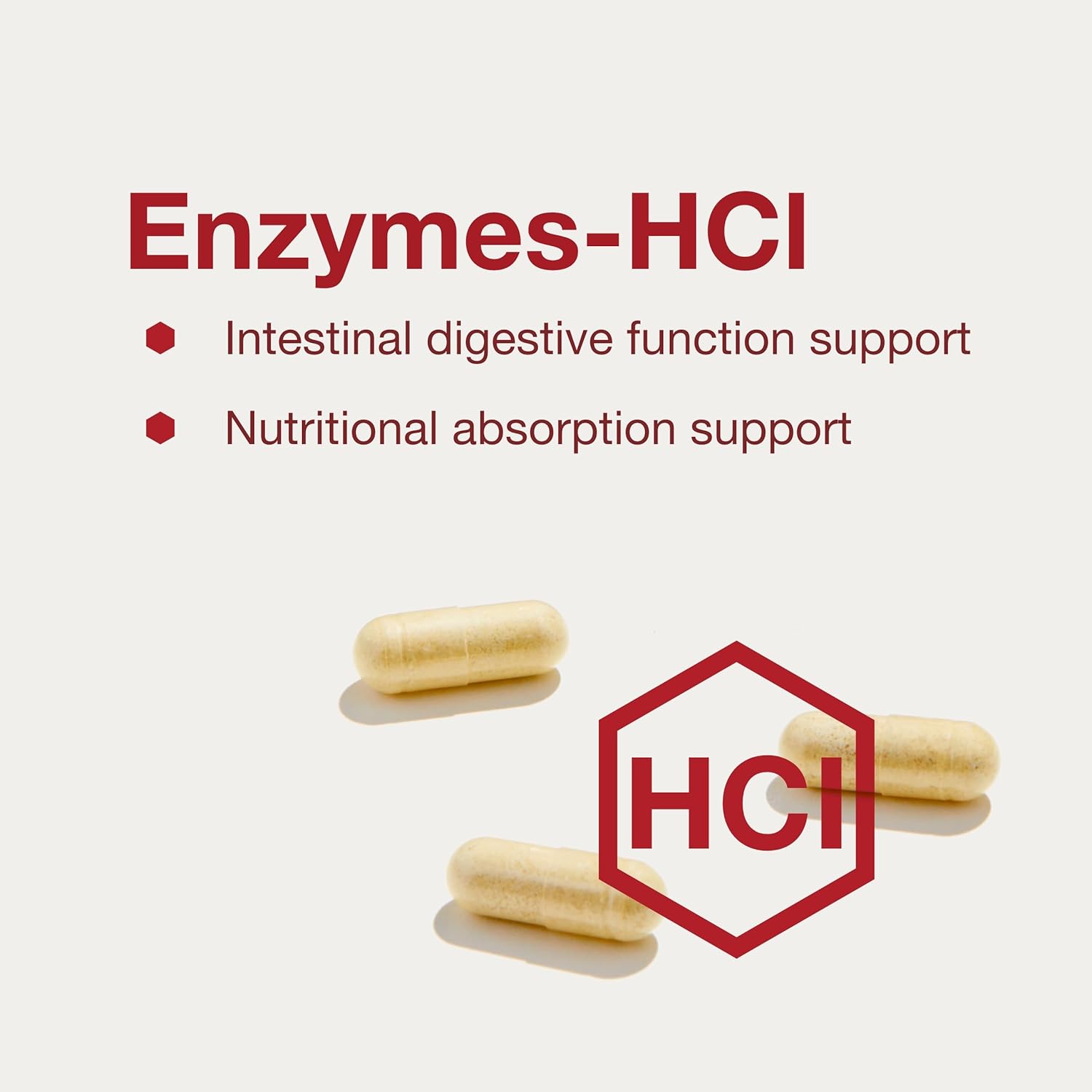 Protocol Enzymes-HCl Digestive Enzymes with Bromelain - Full Spectrum Proteases - Digestion Supplement - 120 Capsules