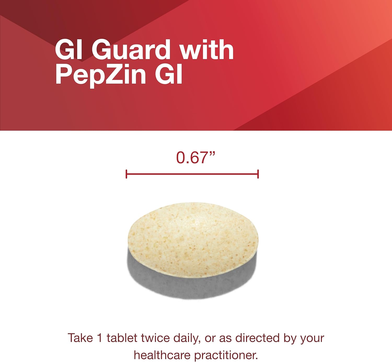 Protocol GI Guard: PepZin GI for Digestive Gut Health - Non-GMO Vegan Tablets - Gastric Health & Comfort