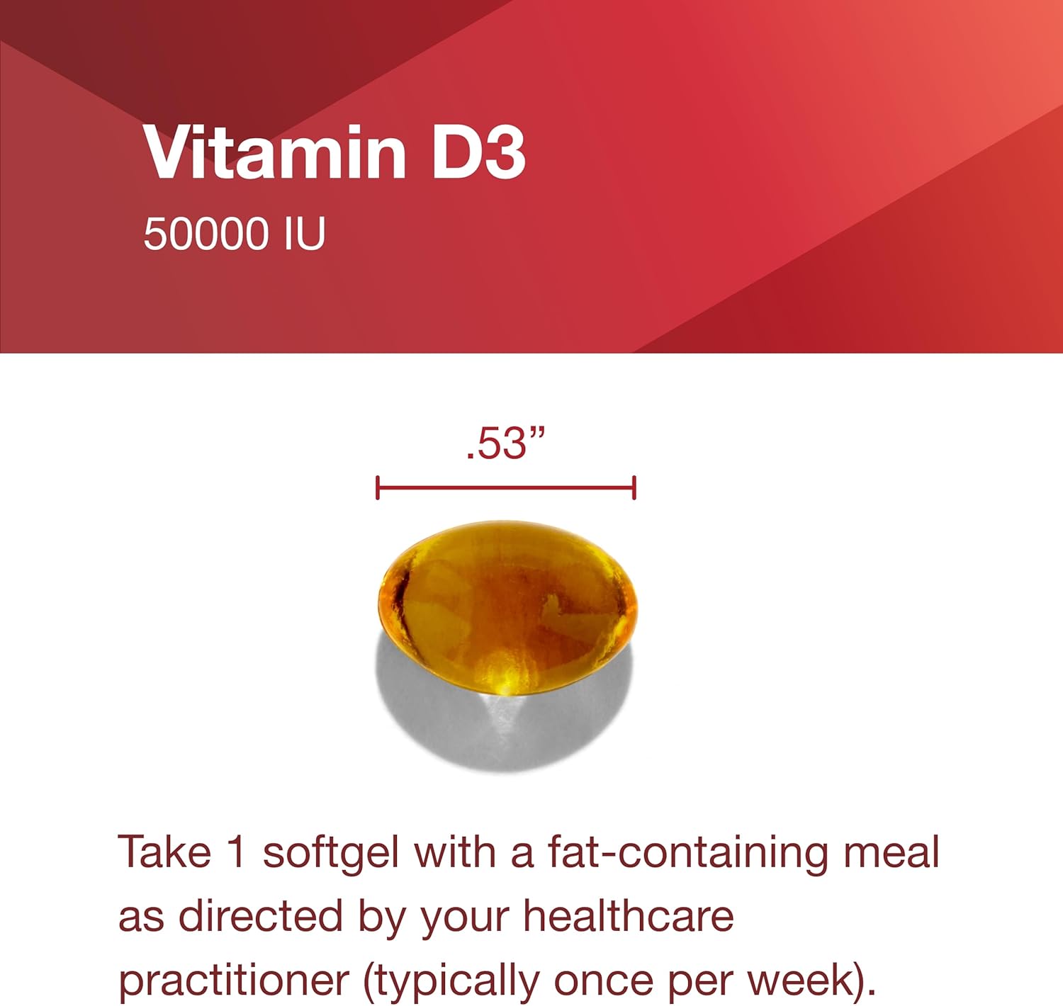 Protocol Vitamin D3 50000 IU Softgels for Immune Support and Bone Health