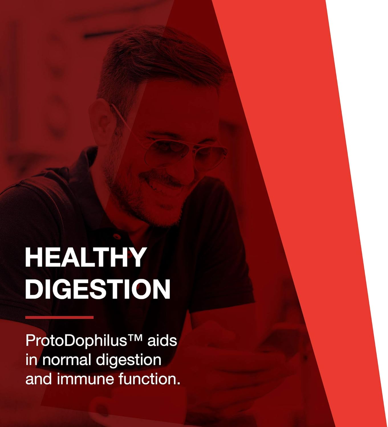 ProtoDophilus - 50 Billion CFU Probiotic Supplement for Digestive and Immune Health - 10 Strains, 50 Veg Capsules