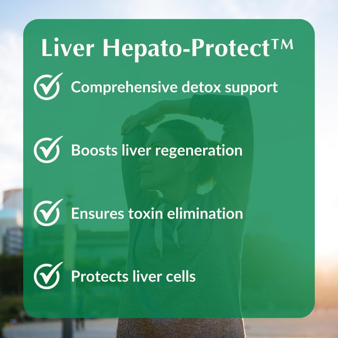 PROVITA Liver Hepato-Protect™ - Vegan Liver Detox Capsules for Regeneration & Protection - Non-GMO Formula with 45 Capsules