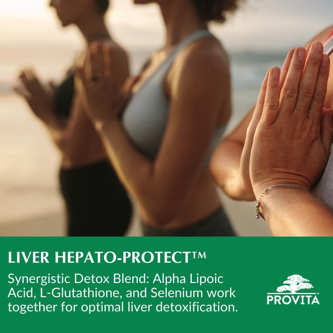 PROVITA Liver Hepato-Protect™ - Vegan Liver Detox Capsules for Regeneration & Protection - Non-GMO Formula with 45 Capsules